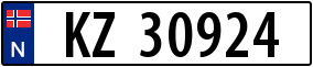 Truck License Plate
